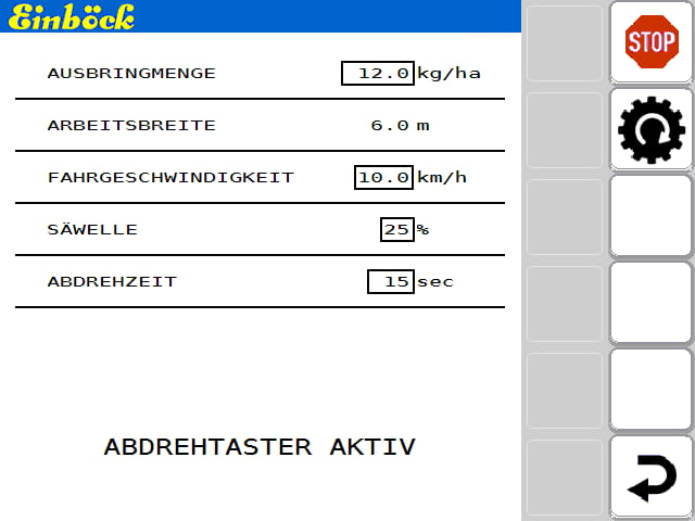 Bedienung der Einböck P-BOX-ISO über Traktor