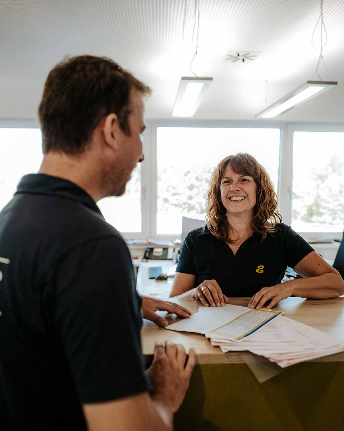 Organisierte und kundenorientierte Mitarbeiter